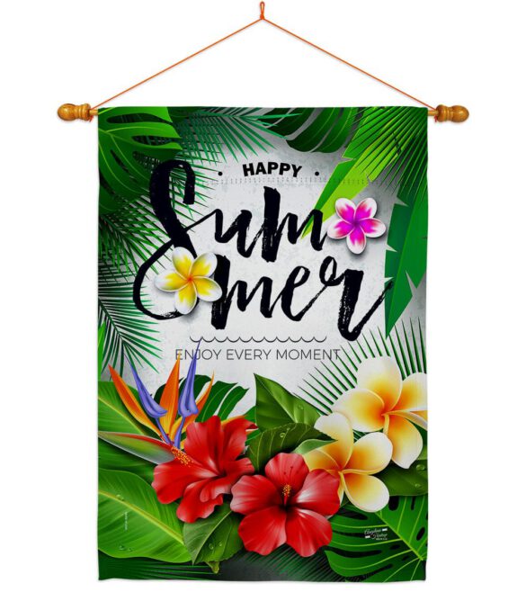 Enjoy Every Moment - Fun In The Sun Summer Vertical Impressions Decorative Flags HG137447 Made In USA - Image 10