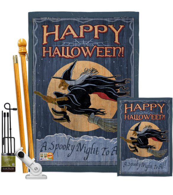A Spooky Night To All - Halloween Fall Vertical Impressions Decorative Flags HG112063 Made In USA - Image 7