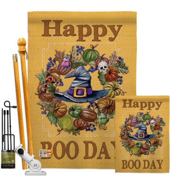Happy Boo Day - Halloween Fall Vertical Impressions Decorative Flags HG191028 Made In USA - Image 6
