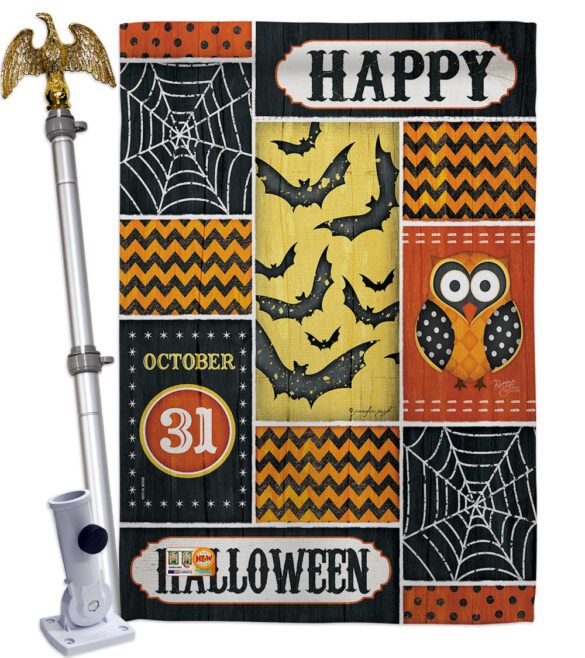 Halloween Happy - Halloween Fall Vertical Impressions Decorative Flags HG112060 Made In USA - Image 13