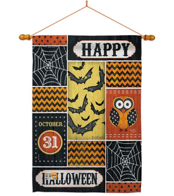 Halloween Happy - Halloween Fall Vertical Impressions Decorative Flags HG112060 Made In USA - Image 14