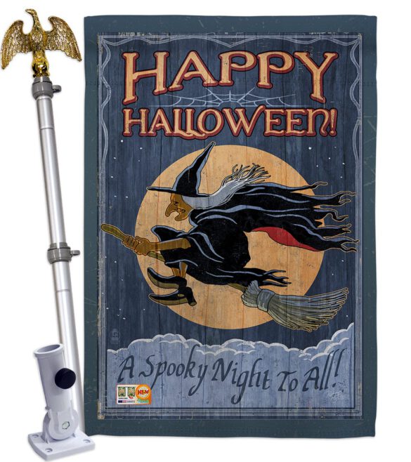 A Spooky Night To All - Halloween Fall Vertical Impressions Decorative Flags HG112063 Made In USA - Image 14