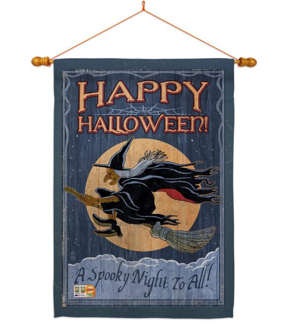 A Spooky Night To All - Halloween Fall Vertical Impressions Decorative Flags HG112063 Made In USA - Image 15