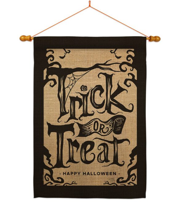Halloween Trick - Halloween Fall Vertical Impressions Decorative Flags HG112100 Made In USA - Image 10
