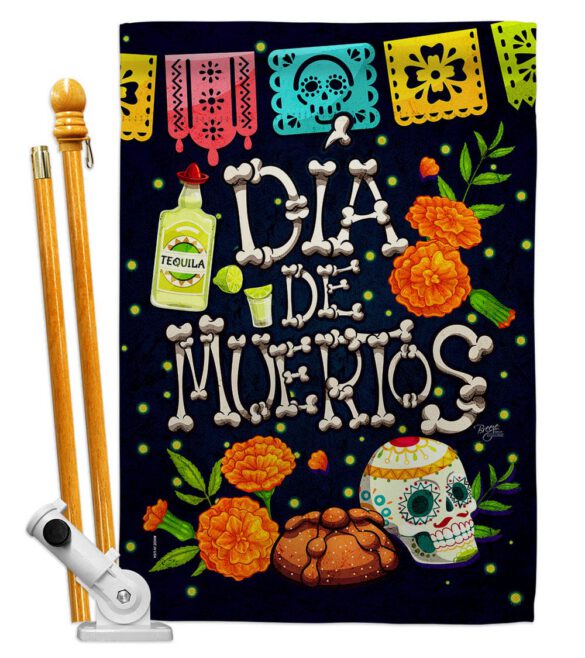 All Souls' Day - Halloween Fall Vertical Impressions Decorative Flags HG112112 Made In USA - Image 6