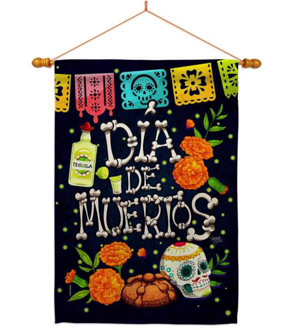 All Souls' Day - Halloween Fall Vertical Impressions Decorative Flags HG112112 Made In USA - Image 13