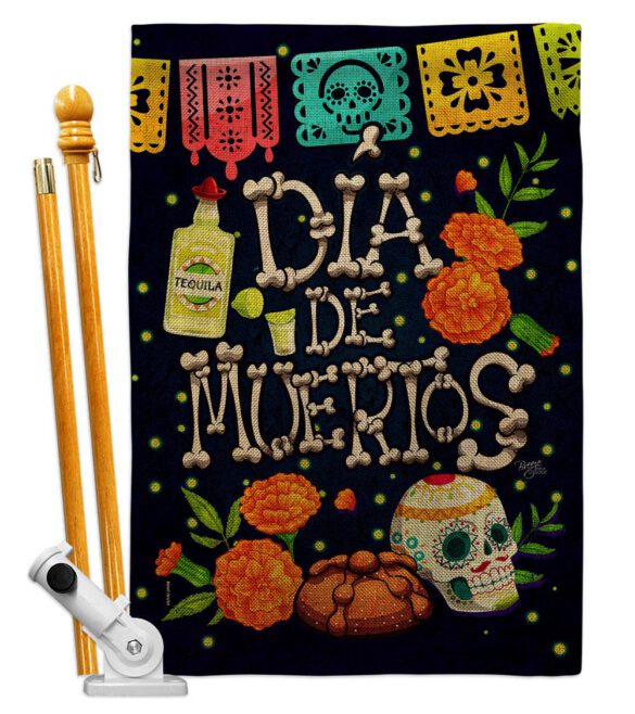 All Souls' Day - Halloween Fall Vertical Impressions Decorative Flags HG112112 Made In USA - Image 18