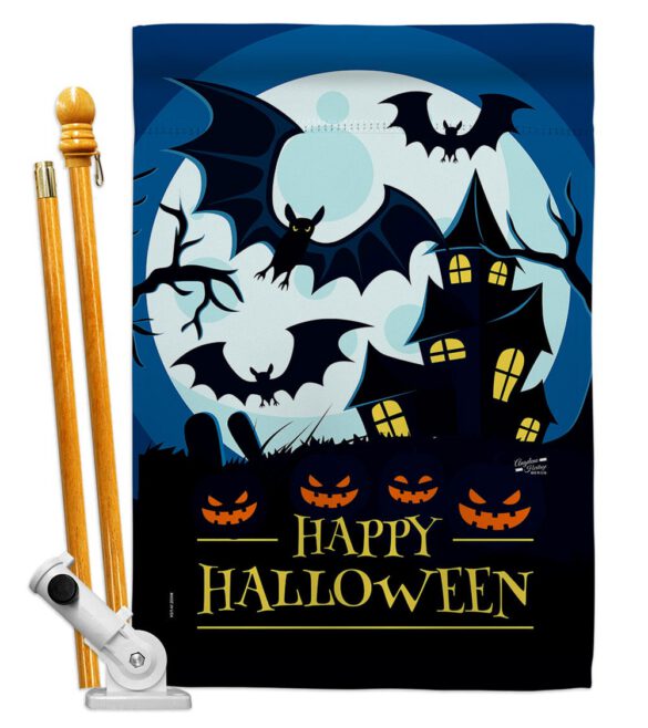 Halloween Night - Halloween Fall Vertical Impressions Decorative Flags HG137251 Made In USA - Image 5
