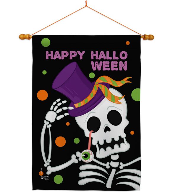 Happy Halloween - Halloween Fall Vertical Impressions Decorative Flags HG137262 Made In USA - Image 10