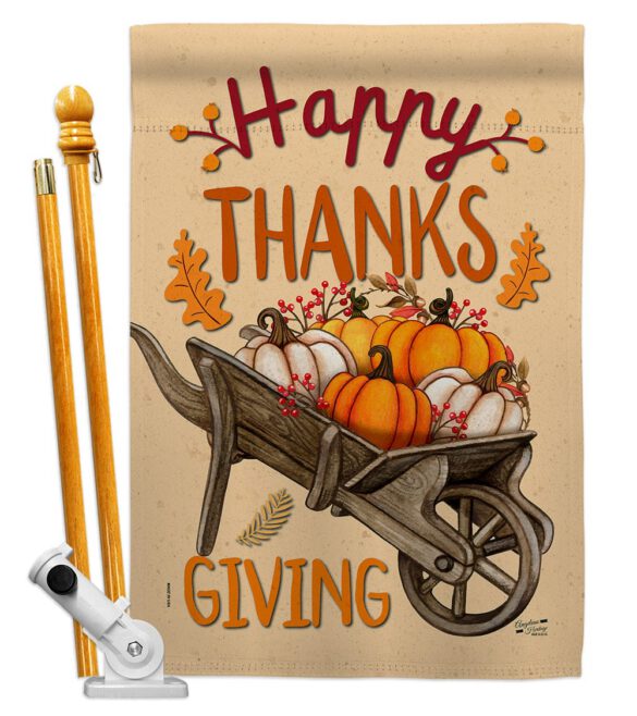 Fall Pumpkins - Halloween Fall Vertical Impressions Decorative Flags HG137298 Made In USA - Image 5