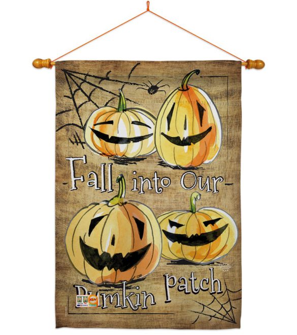 Halloween Pumpkin Patch - Halloween Fall Vertical Impressions Decorative Flags HG191025 Made In USA - Image 14