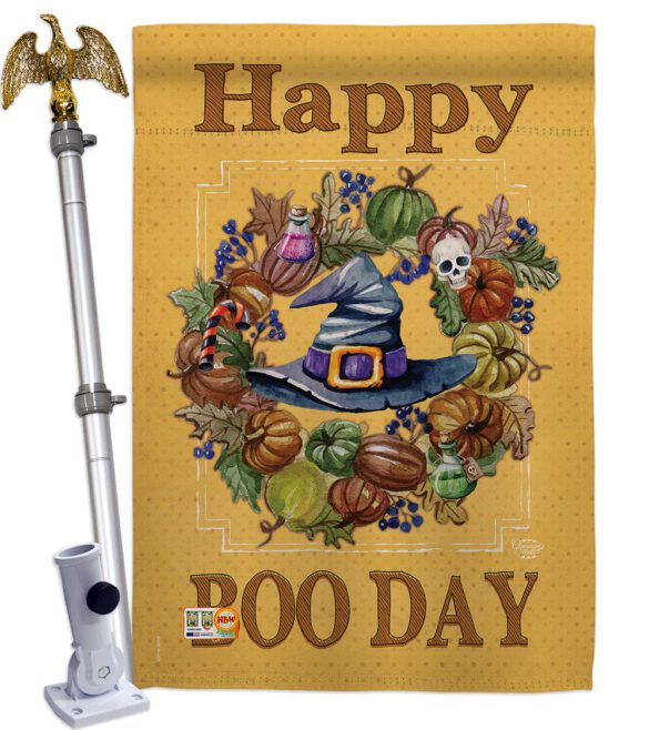 Happy Boo Day - Halloween Fall Vertical Impressions Decorative Flags HG191028 Made In USA - Image 13