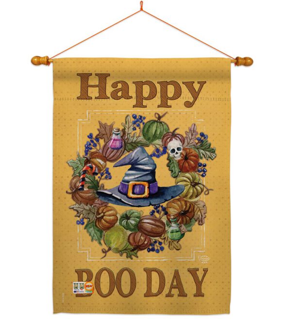 Happy Boo Day - Halloween Fall Vertical Impressions Decorative Flags HG191028 Made In USA - Image 14
