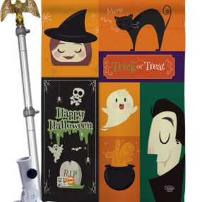 House Flag Halloween HS191030 02
