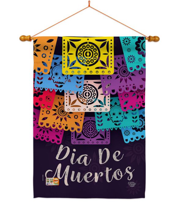 Dia De Muertos - Halloween Fall Vertical Impressions Decorative Flags HG192214 Made In USA - Image 10