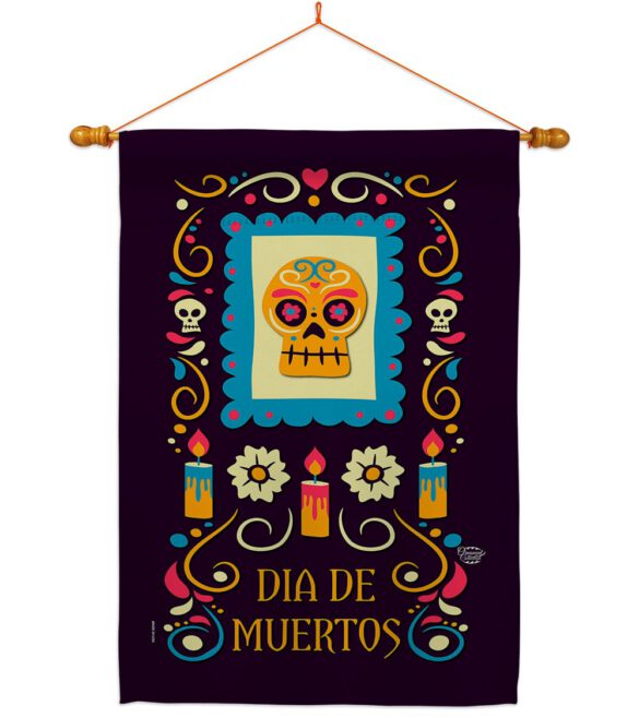Celebrate The Dead - Halloween Fall Vertical Impressions Decorative Flags HG192240 Made In USA - Image 10