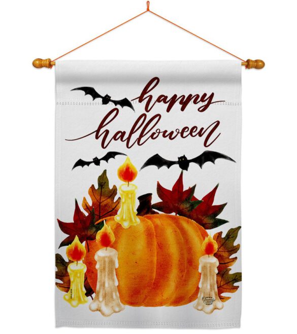 Halloween Candlestick - Halloween Fall Vertical Impressions Decorative Flags HG192667 Made In USA - Image 12