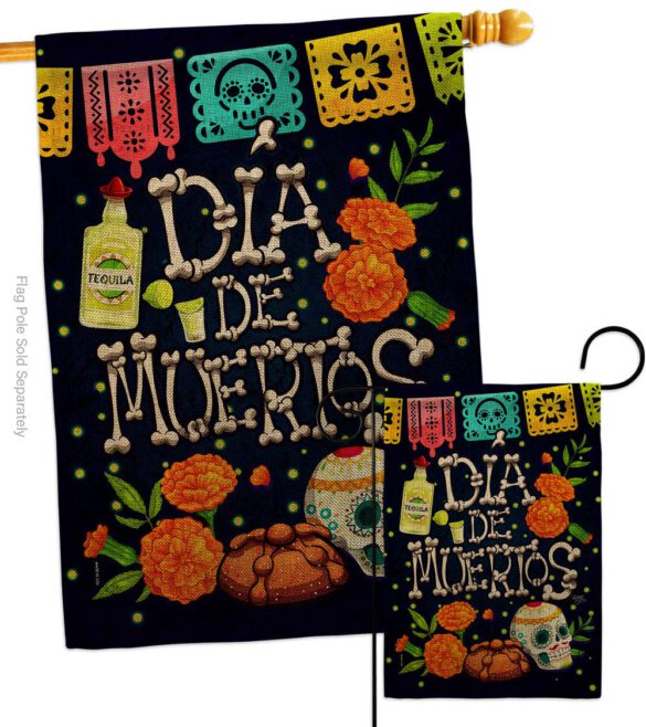 All Souls' Day - Halloween Fall Vertical Impressions Decorative Flags HG112112 Made In USA - Image 16