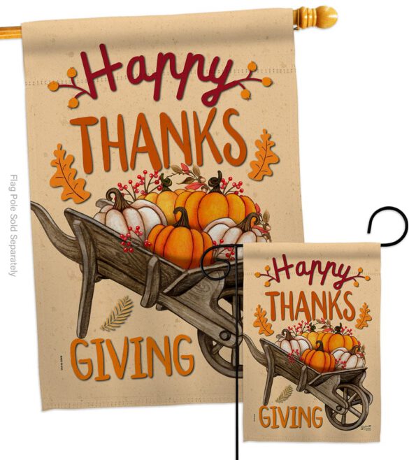 Fall Pumpkins - Halloween Fall Vertical Impressions Decorative Flags HG137298 Made In USA - Image 3
