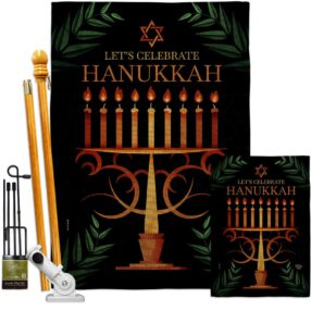 House Flag Hanukkah FK190011 B