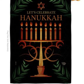 House Flag Hanukkah H190011 B