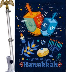 House Flag Hanukkah HS114228 02