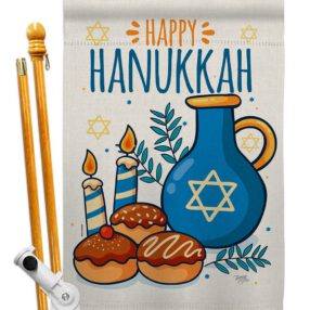 House Flag Hanukkah HS114240
