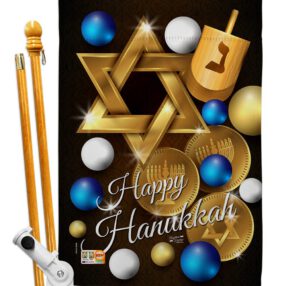 House Flag Hanukkah HS137063