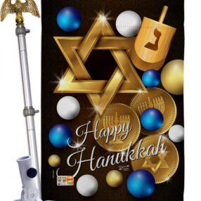 House Flag Hanukkah HS137063 02