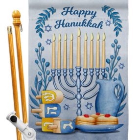 House Flag Hanukkah HS137326