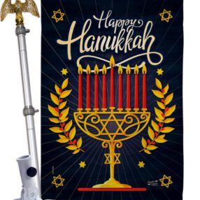 House Flag Hanukkah HS137327 02