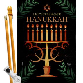 House Flag Hanukkah HS190011