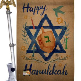 House Flag Hanukkah HS191077 02