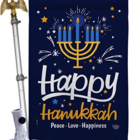 House Flag Hanukkah HS192314 02