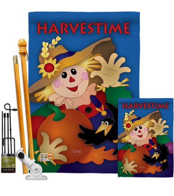 Harvestime - Harvest & Autumn Fall Vertical Impressions Decorative Flags HG113031 Made In USA - Image 6