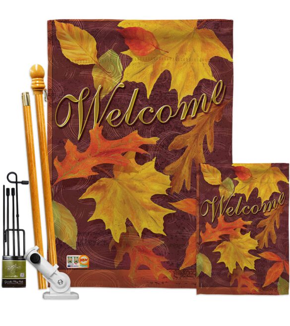 Fall Leaves - Harvest & Autumn Fall Vertical Impressions Decorative Flags HG113047 Made In USA - Image 6