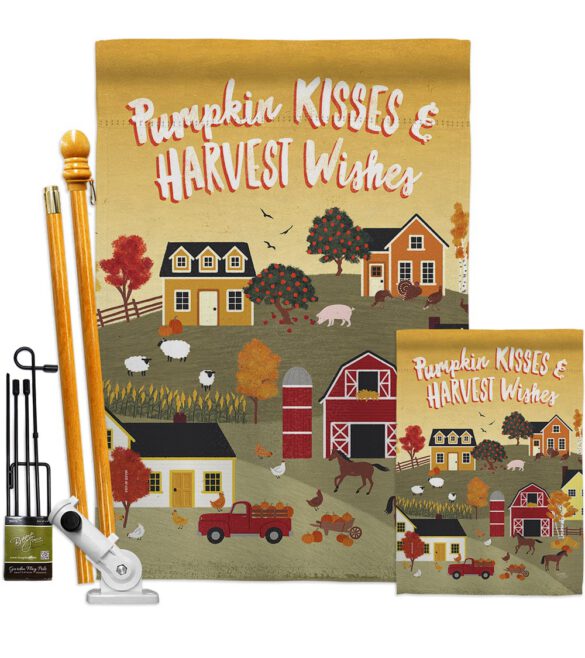 Harvest Village - Harvest & Autumn Fall Vertical Impressions Decorative Flags HG113098 Made In USA - Image 6
