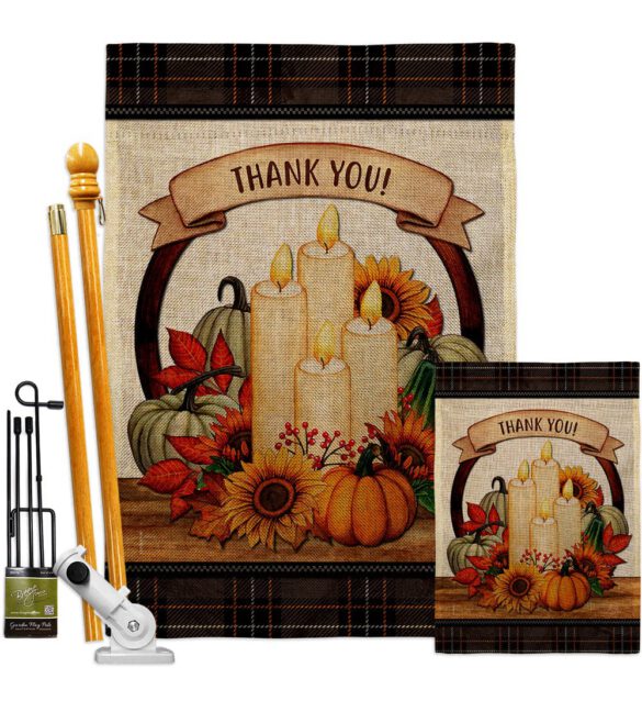 Autumn Candles - Harvest & Autumn Fall Vertical Impressions Decorative Flags HG113114 Made In USA - Image 19