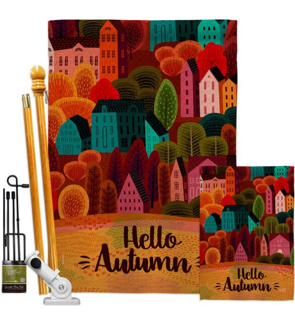 Autumn Calling - Harvest & Autumn Fall Vertical Impressions Decorative Flags HG130288 Made In USA - Image 7