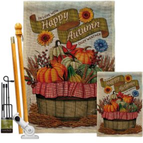 House Flag Harvest Autumn FK130420 B