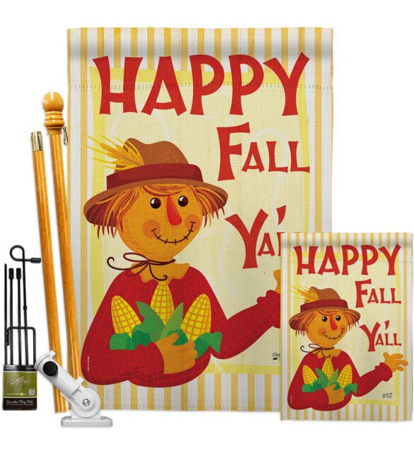 Fall Scarecrow - Harvest & Autumn Fall Vertical Impressions Decorative Flags HG137564 Made In USA - Image 6