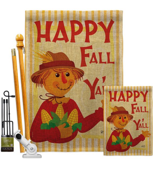 Fall Scarecrow - Harvest & Autumn Fall Vertical Impressions Decorative Flags HG137564 Made In USA - Image 16