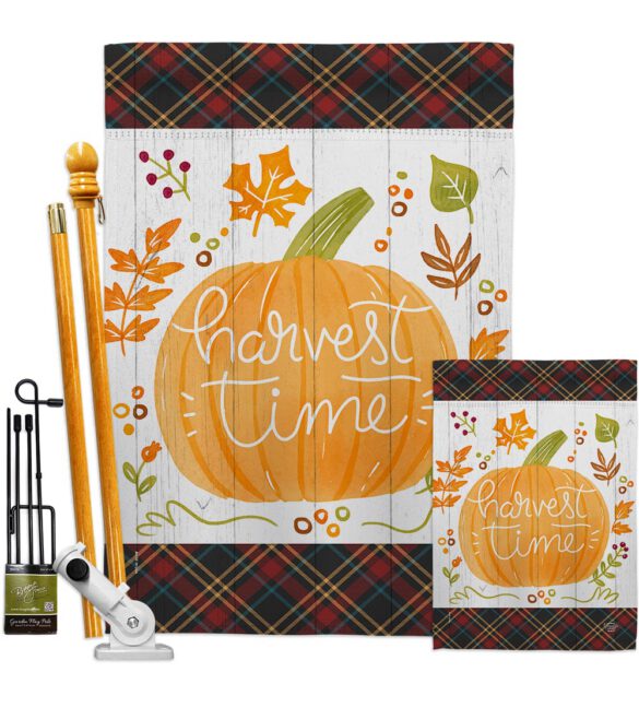 Harvest Time - Harvest & Autumn Fall Vertical Impressions Decorative Flags HG192274 Made In USA - Image 6