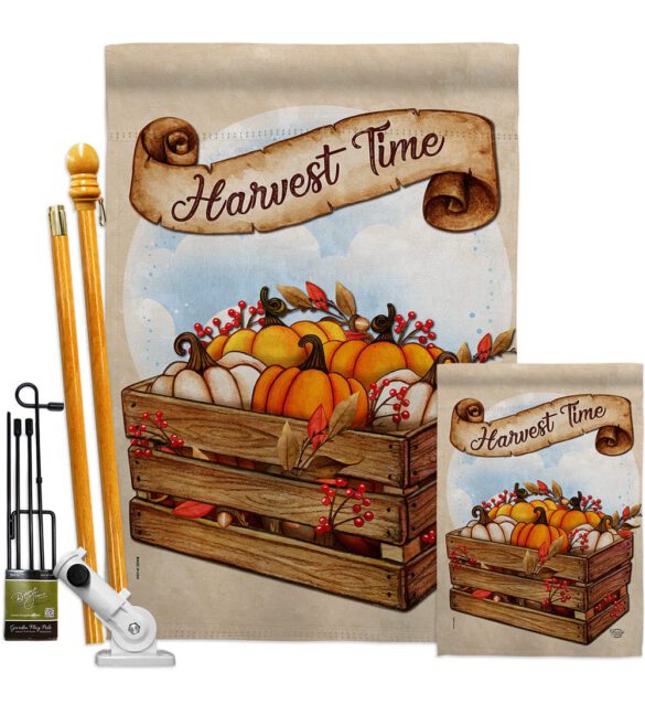 Harvest Time - Harvest & Autumn Fall Vertical Impressions Decorative Flags HG192299 Made In USA - Image 6