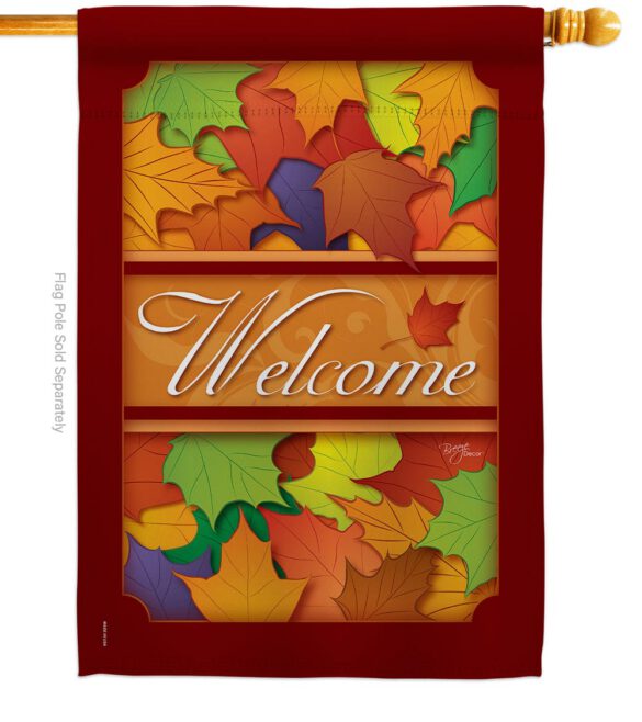 Autumn - Harvest & Autumn Fall Vertical Impressions Decorative Flags HG113035 Imported - Image 3