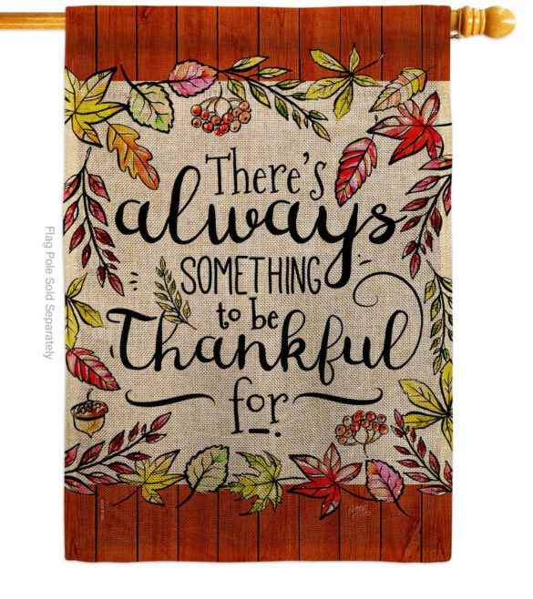 Always Something Thankful - Harvest & Autumn Fall Vertical Impressions Decorative Flags HG113112 Made In USA - Image 15