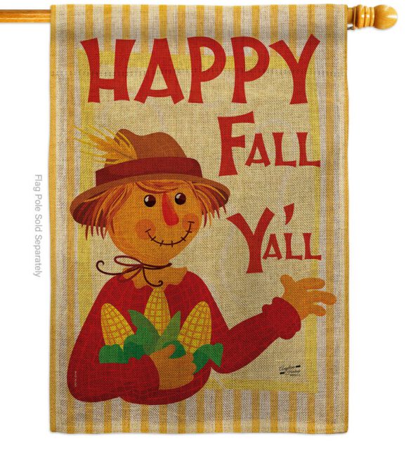 Fall Scarecrow - Harvest & Autumn Fall Vertical Impressions Decorative Flags HG137564 Made In USA - Image 12