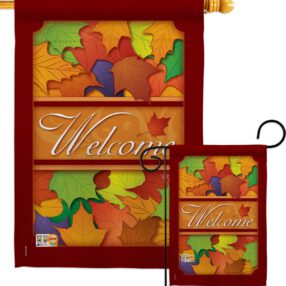 Autumn - Harvest & Autumn Fall Vertical Impressions Decorative Flags HG113035 Imported