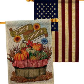 House Flag Harvest Autumn HP130420AA B