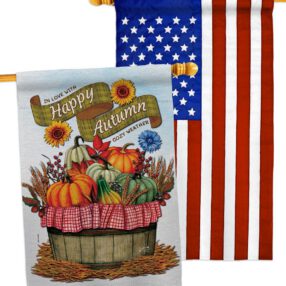 House Flag Harvest Autumn HP130420AB